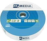MyMedia CD-R 700 MB, 10er Pack Spindel, Rohlinge Printable, 52-fache Brenngeschwindigkeit Mit Langer...