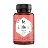 H&C Hibiskus-Kapseln/Tabletten (Rosa Sabdariffa) – 750 mg, 150 Stück | Entgiftung