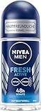 NIVEA MEN Fresh Active Deo Roll-On (50 ml), Antitranspirant für 48h Schutz gegen Schweiß,...