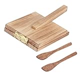Holz-Tortilla-Presse, multifunktionaler, rutschfester Holzgriff, feine Verarbeitung,...
