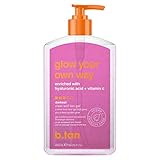 b.tan Clear Self Tan Gel | Glow Your Own Way – Transferbeständiges Selbstbräunungsgel, vegan,...