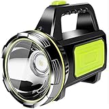 Glorytame Superheller LED Handscheinwerfer, LED-Suchscheinwerfer, Taschenlampe, Große Taschenlampe,...