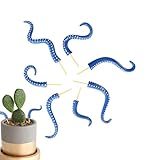 Pflanzenstützen | Tentakelpfähle aus Oktopus, Set mit 7 Rankstäben, phosphoreszierend für...