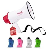 Pyle Megaphon PMP35R PA Bullhorn mit integriertem Sirenenalarm Modus und Verstärker mit...