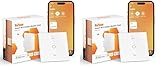 Refoss WLAN Rollladenschalter mit Apple HomeKit, Smart Rolladen Zeitschaltuhr, WLAN Jalousien...