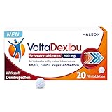 Volta-Dexibu Schmerztabletten, Schnelle & Effektive Schmerzlinderung bei Kopfschmerzen,...