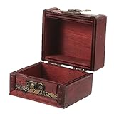 TOVINANNA Vintage Schmuckbox Tragbare Mini Schmuckaufbewahrung Retro Organizer mit Feinem Design...