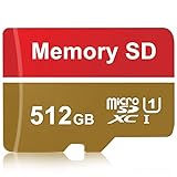 Teawake Micro SD Karte 512 GB UHD Videoaufnahmen & Hohe Geschwindigkeit SD Karte, Wasserdicht &...