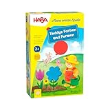 HABA Meine ersten Spiele Teddys Farben & Formen – Fördert Feinmotorik und Detailverständnis -...