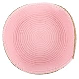 YARNOW Haustierkissen Hundeschlafmatte Rund aus Gewebtem Material Verschleißfest Warmes Katzenbett...