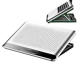 Laptop Kühlpad | Verstellbarer & leiser Kühler mit Höhenverstellung,Leise Laptop Kühlung aus...