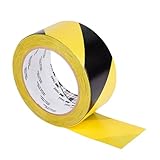3M Gefahren-Markierungs-Klebeband 766i, Gestreiftes Warnband zur Boden- und Sicherheitsmarkierung...