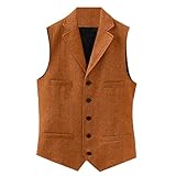 Generisch Anzugweste Herren Elegant, Winterweste Herren Leicht, Blazerweste Mit Button Down...