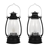 jojofuny 2 Stück Retro LED Pferdelampe Halloween Windlichter Fensterbank Dekoration Tischkerzen...