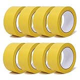 gws Putzband PVC gerippt Abklebeband 8 Rollen von Hand reißbar Maler-Schutzband in Profi-Qualität...