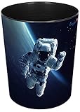 Läufer 26669 Papierkorb Astronaut, 13 Liter Mülleimer, perfekt für das Kinderzimmer, rund,...
