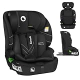 Lionelo LEVI FIX I-SIZE Kindersitz 76-150 cm bis zu 36 kg, Gruppe 1 2 3, Seitenschutz, 10 Grad...