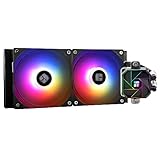 THERMALRIGHT AQUA ELITE 240 V3 Flüssig-CPU-Kühler, Doppel-PWM-ARGB-Lüfter mit S-FDB-Lagern,...