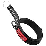 OneTigris Zug-Stopp Hundehalsband, Weich Gepolstert Breites Hundehalsband mit Reflektierend für...