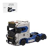MOC-202330 770s Truck Technic Bausteine Set, Realistischer LKW Modellbausatz mit Lenksystem,...