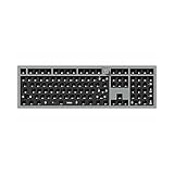 Keychron Q6 Pro QMK/VIA Programmierbarer Drehknopf aus Vollmetall, kabellos,...