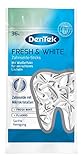 DenTek Fresh & White Zahnseide Sticks - mit Mikrokristallen - für weißere Zahnzwischenräume -...