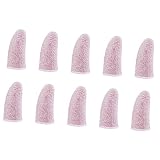 SEWACC 10 Stück Gaming Fingerschutz Daumenmanschetten Aus Kohlefaser Rutschfeste Touchscreen...