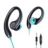 VJK Sport-Kopfhörer, kabelgebunden, Over-Ear-Kopfhörer mit Ohrbügel, Mikrofon, 3,5-mm-Stecker,...
