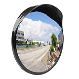 Lectorias Ø30cm Verkehrsspiegel für Ausfahrten, Traffic Mirror Zimmer Deko, Konvexspiegel, Convex...