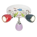 Brilliant Lampe Birds LED Spotrondell 3flg bunt | 3x LED-PAR51, GU10, 3W LED-Reflektorlampen...