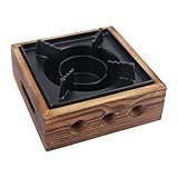 Ein-Personen-Herd, tragbarer Picknick-Grill, Kochofen, Outdoor, Camping, Grillen, Kochen, Holz und...