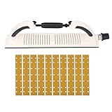 Spacnana Longboard Hand-Schleiffeilenblock, Verstellbarer Radius, Schleifklotz mit Griff für...