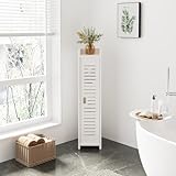 Dripex Badezimmerschrank, Toilettenschrank, Badschrank schmal, Beistellschrank, Aufbewahrungsschrank...