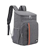 MCXKJ 22L Kühlrucksack Picknicktasche Kühl Rucksack Groß Isoliert Cooler Bag, Männer Frauen für...