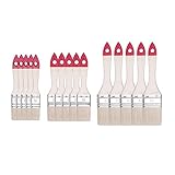 M7 Flachpinsel-Set 15-teilig, Breite 1 Zoll-5 Stück, Breite 1,5 Zoll-5 Stück, Breite 2 Zoll-5...