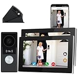 2-Draht Video Türklingel Gegensprechanlage für Smartphones, 7-Zoll-Touchscreen mit...