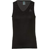 Odlo Damen Active F-dry Light Funktionsunterwäsche Tanktop, Schwarz, XL EU