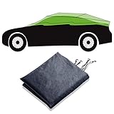 casa pura Autoabdeckung Halbgarage für Winter & Sommer | dunkelblau | passende Größe wählbar...