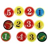 ORFOFE 12 Kleine Ersatzmagnete für Basketball Trainingsboard Robuste Magnete für Coaching Tafel...