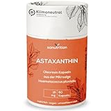 Astaxanthin 16 mg pro Kapsel | 60 Kapseln | Echtes Astaxanthin aus der Haematococcus...