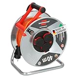 Brennenstuhl Garant S V2 IP44 Kabeltrommel 40m outdoor (Made in Germany, Kabel in Signalfarbe...