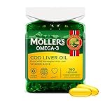 Moller’s ® | Lebertran Kapseln | Omega-3-Fettsäuren DHA & EPA, Enthält Vitamin A, D & E,...