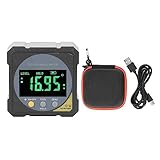 Digitaler Winkelmesser Inklinometer LCD Display Schwarz, 4x90° Messbereich, IP54 Wasserdicht -...