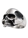 Fly Style Totenkopf Ring aus 316L Edelstahl - Skull Ring - Gothic Schmuck, Totenkopf Schmuck, Ring...