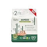 Naty Bamboo Baby Windeln aus Bambus-Viskose – Seidenweich, pflanzenbasierte Windeln,...