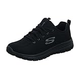Skechers Damen Graceful Get Connected Sneaker,Schwarz Rose Gold, 41 EU