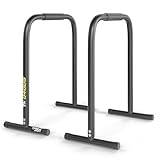 TREX SPORT Dip Barren TX-040DS | Dip Station bis 200 kg, höhenverstellbar | Calisthenics Equipment