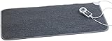 infactory Heizteppich: Beheizbare Fußboden-Matte, Vliesstoff, 105x55cm, 60 °C, 155 W (Heizteppich...