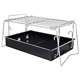 KONTONTY 1Stk Grill roasting rack bbq zubehör Campingkocher Herdplatte Backform Rostfreier Stahl...