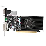 VBESTLIFE GT210 1 GB Einzellüfter-DVI-HDMI-VGA-Gaming-Grafikkarte, 64 Bit, DDR2, 532 MHz, PCI...